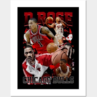 drose bulls Posters and Art